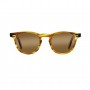 James Dean sunglasses Universal_Optical Mansfield Square Crystal Honey brown lens