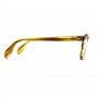 James Dean eyeglasses Universal Optical Mansfield square crystal honey